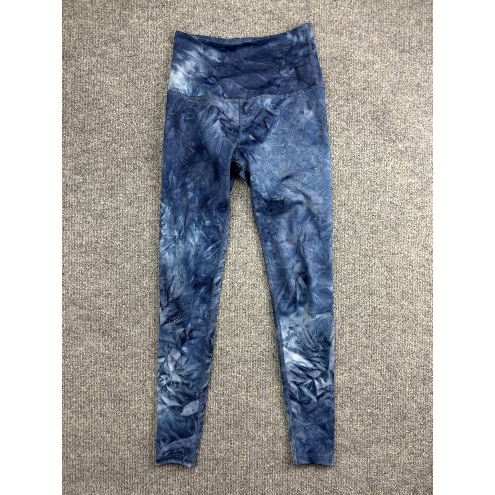 Beyond Yoga Leggings Womens S Blue Tie Dye High Rise Ankle Yoga Pants‎ Made USA